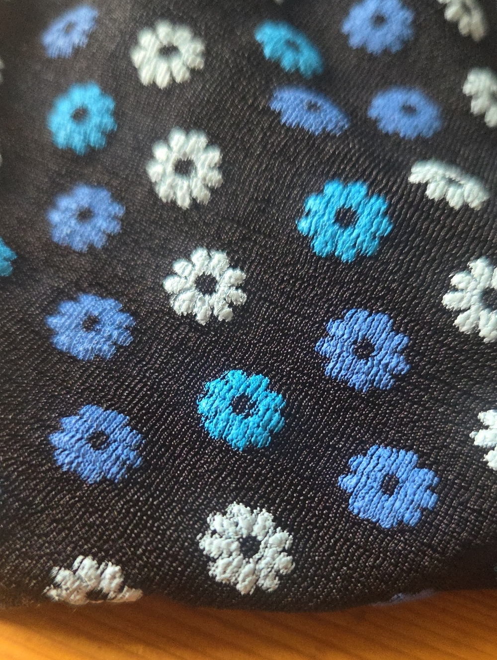 Vintage 90s Y2K Mariposa Slinky Raised Floral Dot Short Sleeve Top M - Picture 4 of 9